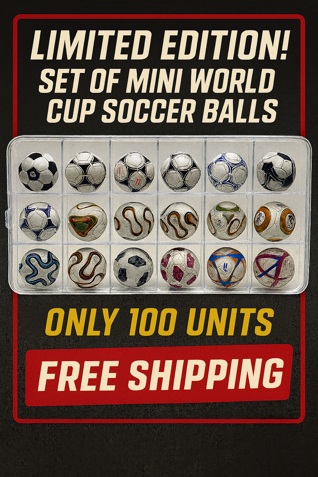 Legendary World Cup Collection™ — Mini Balls 1970–2022